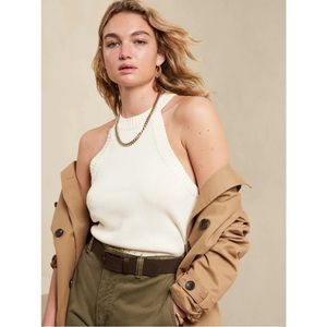 Banana Republic Chunky Halter Tank Knit Small